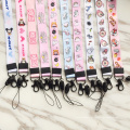 Colar de colapidador de celular da moda com lanyard rosa personalizado de logotipo